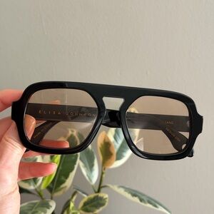 Elisa Johnson Black Sunglasses